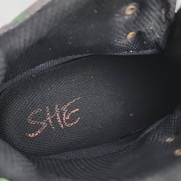 SHE Women's Outdoor Kosoha Hunting Ankle Lace Up Boots Camo Black Green Size 6.5 - Picture 15 of 16